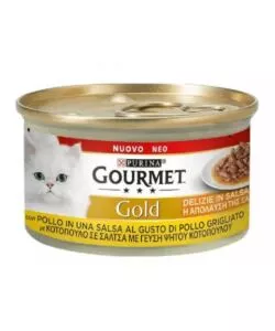 Purina gourmet gold delizia in salsa al pollo per gatti - 85 gr